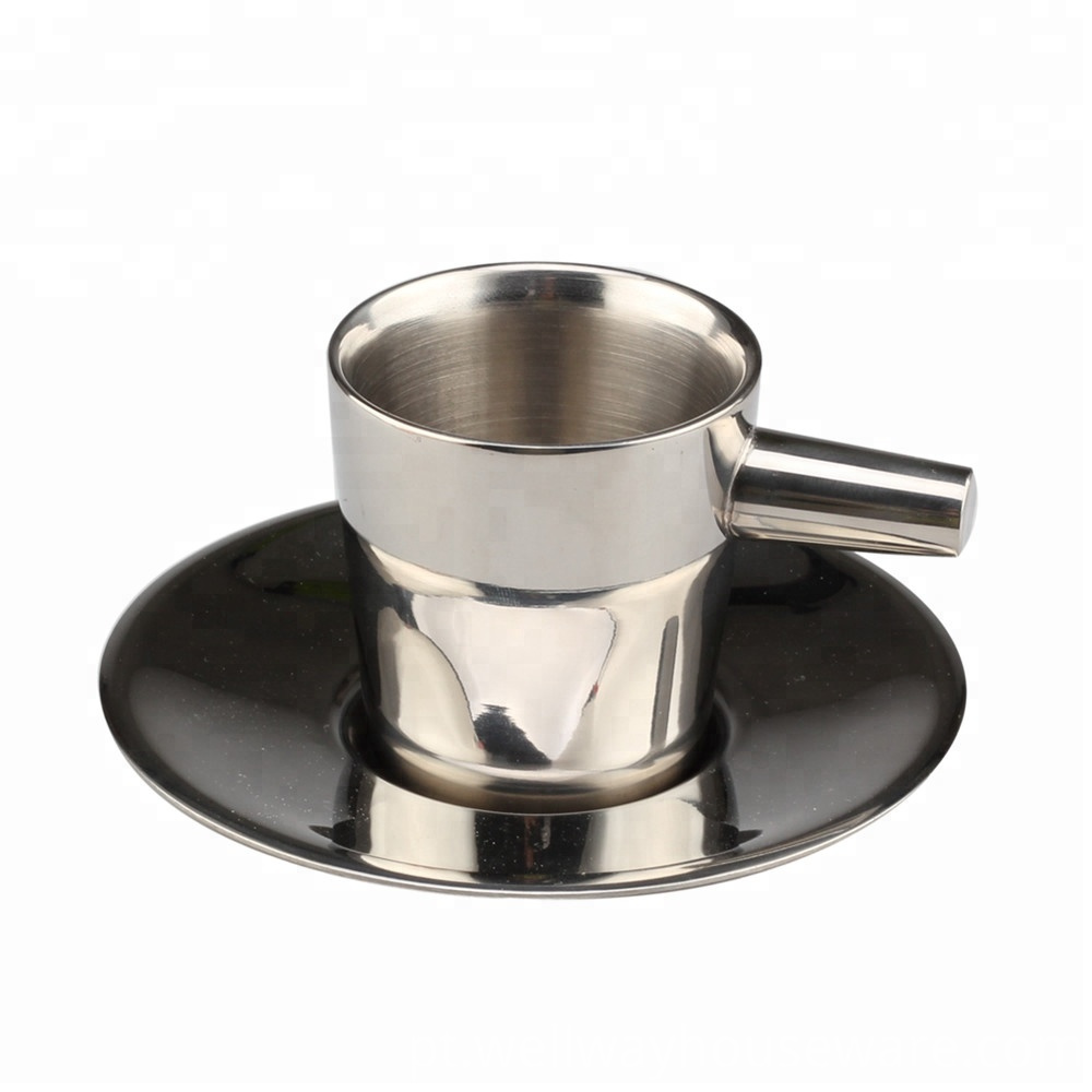 Copo de chá de aço inoxidável de parede dupla Double Wall Stainless Steel Espresso Tea Cup